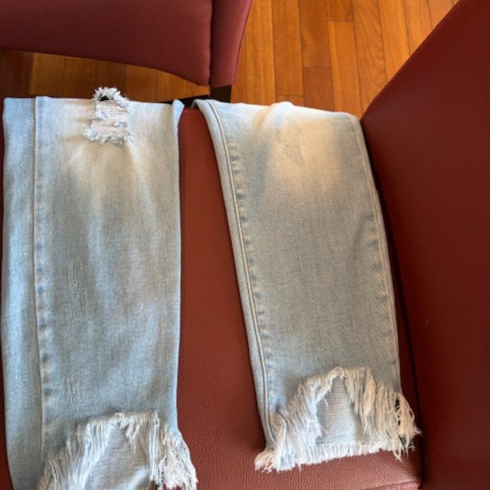 Kan Can High Rise Light Wash Jeans